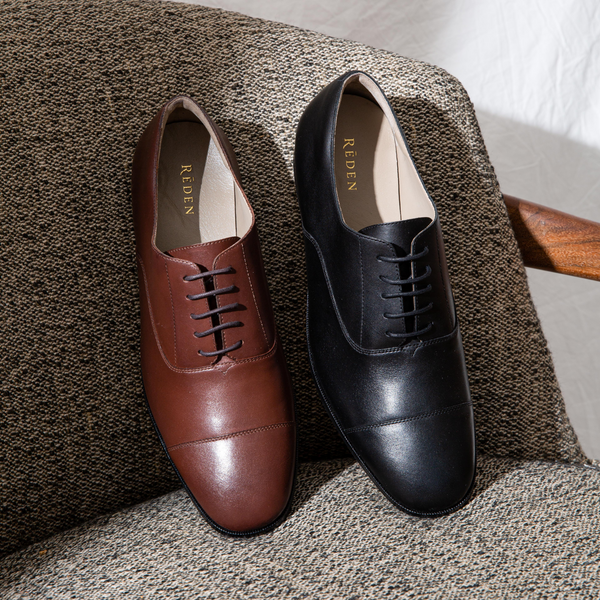 RĒDEN Men's Intention Lace-Up Oxford Shoe Leather