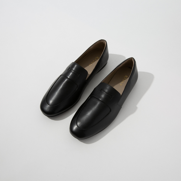 RĒDEN Women's Purpose Loafer Black Leather