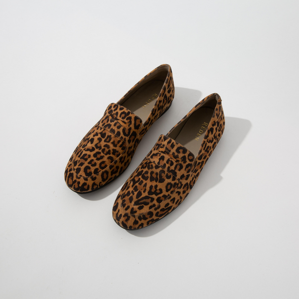 RĒDEN Women's Purpose Loafer Leopard Suede